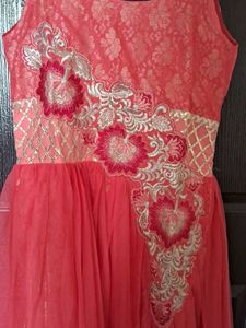Beautiful Pink Ethnic Gown