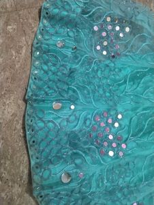 Beautiful Teal Lehenga Choli Set