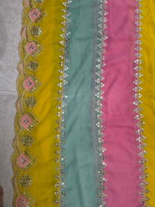 Vibrant Yellow Embroidered Kurta Set