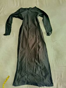 Black Long Side Slit Top