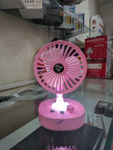 Rechargeble Desk Fan with Light