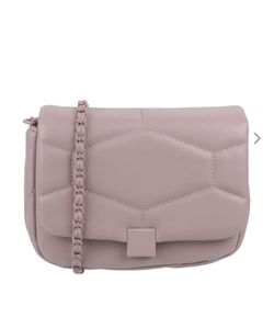 MOCHI- Purple Synthetic Quilted Sling Handbag
