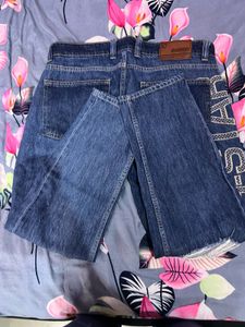 Ripped Blue Denim Jeans
