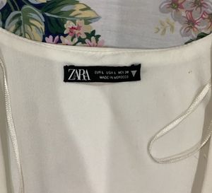 Off White Stone Studded Embellished Crop Top