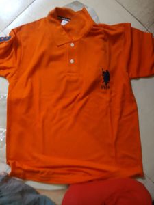 . Men's Orange Shirt negotia