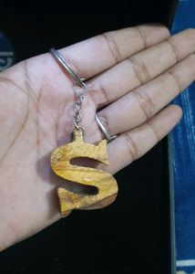 S Letter Key Chain