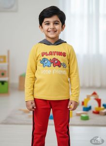 Cute Kids' Yellow Graphic Top