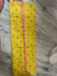 Bright Yellow Printed Palazzo Pants