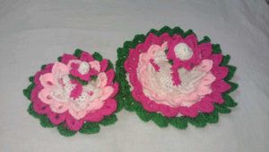 Handcrafted Krishna Dress Set lotus flower dess