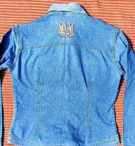 Women's Denim Button-Down Shirt