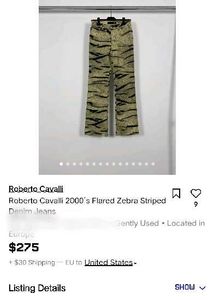 Wild Tiger Print Jeans