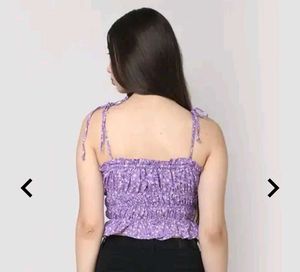 Cute floral summer top