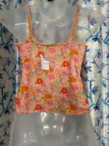 Vintage Zara Floral Print Camisole Top