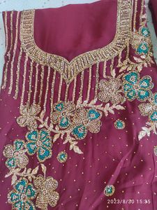 Heavy Unstiched Dress Material