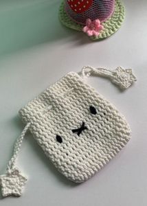 Crochet Bunny Pouch(1 piece)