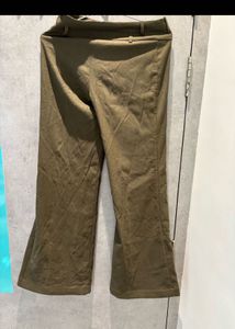 MANGO BRAND OLIVE BOOTCUT PANTS