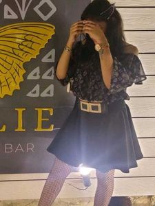 Classic Black A-Line mini Skirt