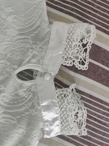 Elegant Lace High Neck Top