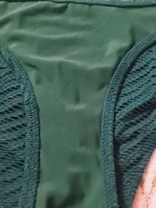 Teal Crochet Bikini Bottom