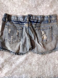 Denim Short For Women