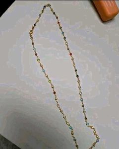 Y2k Multicolored Crystal Necklace