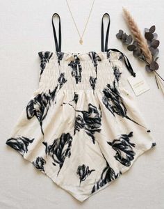Floral Smocked Cami Top