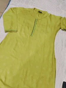 Women Stylish Lime Green Kurta