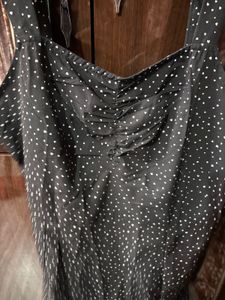 Classy Polka Dot Maxi Dress