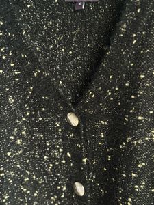 NEW! Black &amp; Gold Cardigan - L / XL