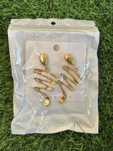 Chic Gold-Tone Statement Earrings