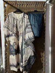 Elegant Printed Kurta Set with Dupatta