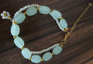 Delicate Gemstone &amp; Pearl Bracelet