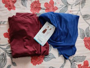 Combo of new Palazo pants white and maroon