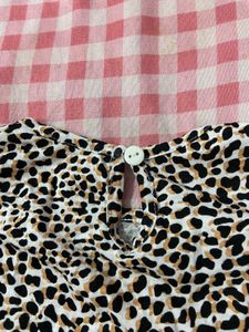 Leopard Print Casual Top