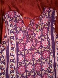 Vibrant Floral Print Kurta