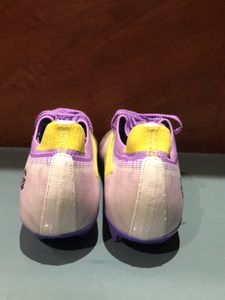 Purple &amp; Yellow Soccer Cleats