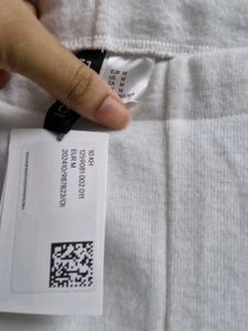 H&amp;M White Bell Bottom Pants