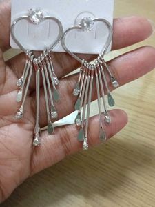 Heart Drop Earrings
