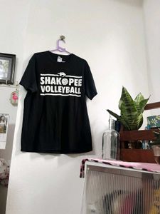 Black "SHAKOPEE VOLLEYBALL" T-Shirt