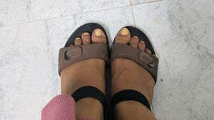 brown heels/wedges..so comfortable