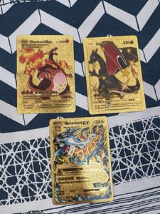 Rare Gold Pokemon Cards Collection