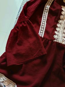 Maroon Top