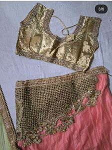 Peach Lehenga Choli Set