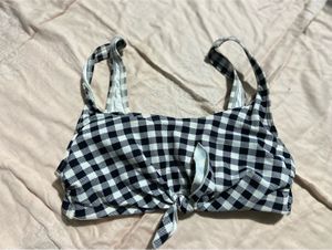 Gingham Bikini Top