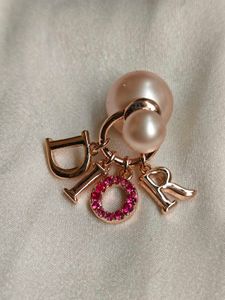 Dior Pearl & Crystal Earrings
