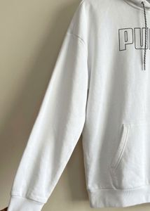 Puma White Hoodie
