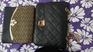 Beautiful  Black Golden Party Sling