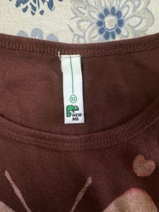 Brown Butterfly Tank Top