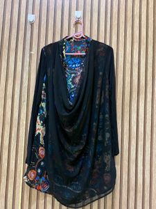 Chic Printed Drape tunic