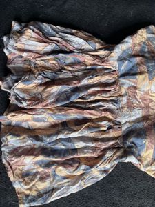 Boho Abstract Print Mini Dress